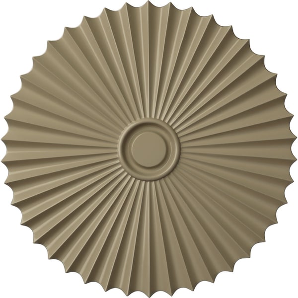 Ekena Millwork Shakuras Ceiling Medallion (For Canopies up to 5 3/4"), Hand-Painted Gobi Desert, 33 7/8"OD x 2"P CM34SHGDF - main